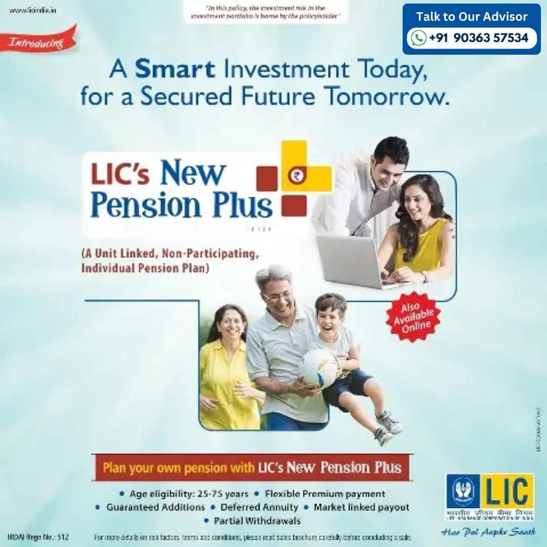 New Pension Plus - Best LIC Insurance Agent Near Me in Bangalore - LIC Advisor in Bangalore - Insurance Agent in Bangalore - Rupee Guide