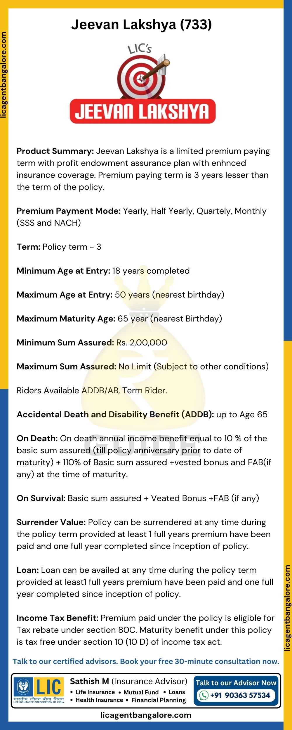 Best LIC Agent in Bangalore - LIC Advisor in Bangalore - Insurance Agent in Bangalore